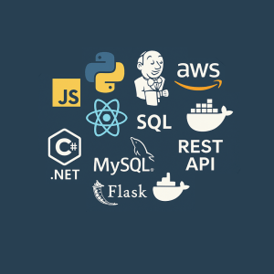 Logo cloud of tech stack